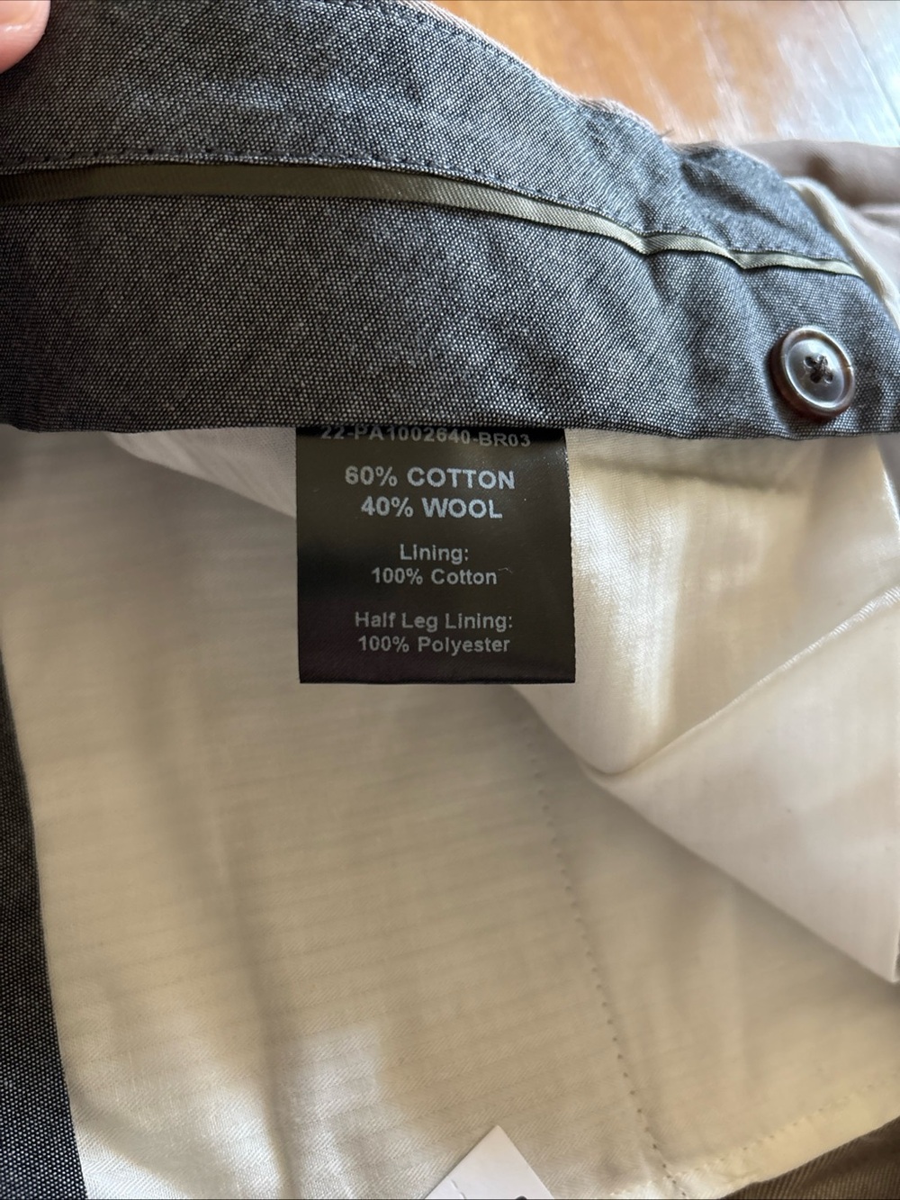 NWT Todd Snyder Italian Cotton Twill Madison Suit Pant in Khaki, 32 - Picture 5 of 10